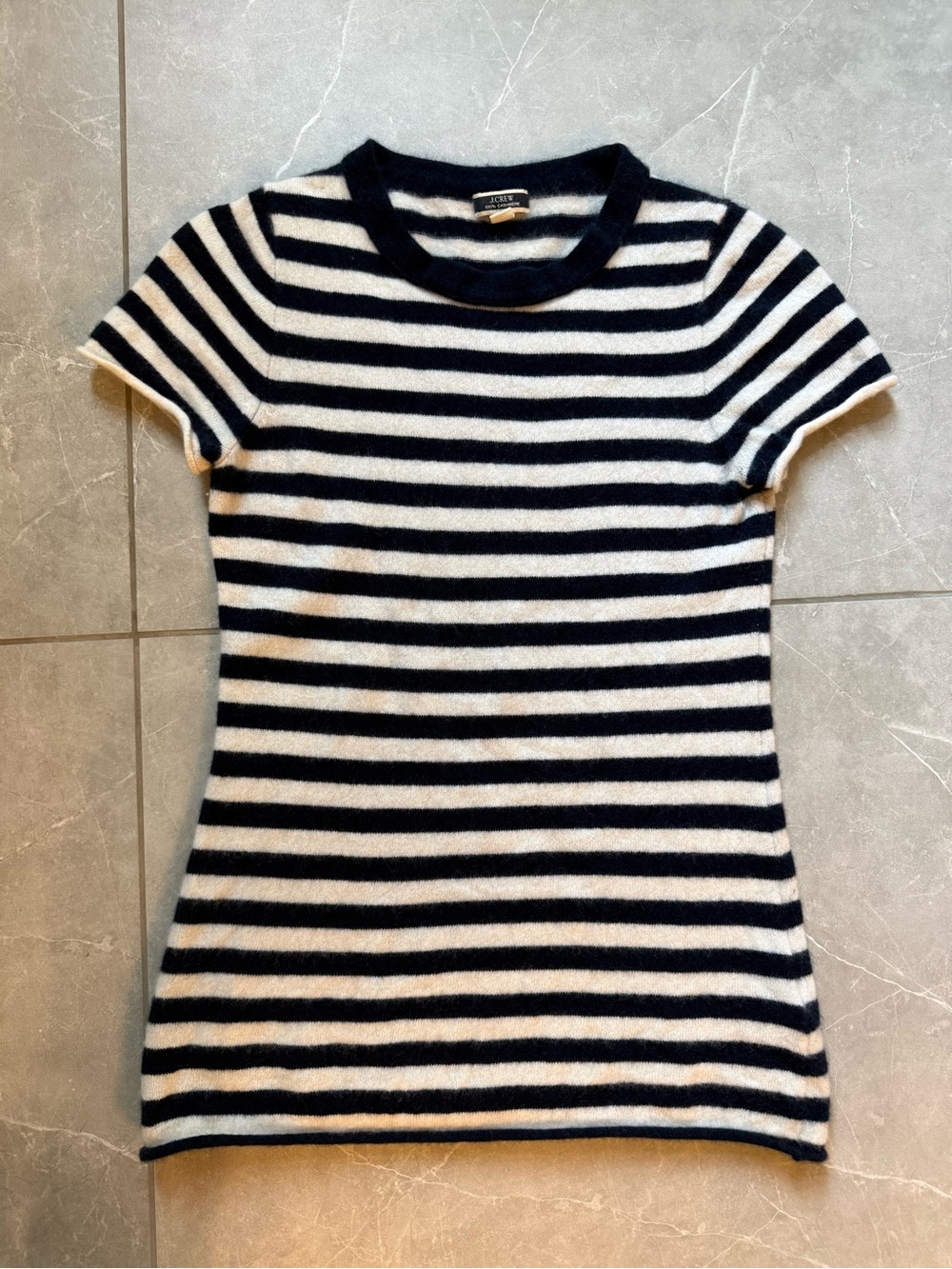 J Crew 100% Cashmere t shirt. Size small.